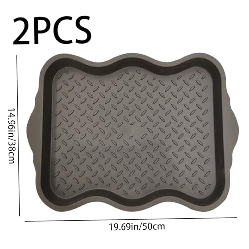 Tapis à Chaussures Ondulés Antidérapants et Imperméables Intérieur - 5