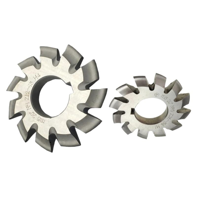 1PCS M 0,5 M 0,75 M1 M 1,25 M 1,5 M2 M 2,5 M3 M4 M5-M10 Modul PA20 grad NO.1-NO.8 HSS Getriebe Fräser Getriebe Schneiden Werkzeuge(NO.7,M8)
