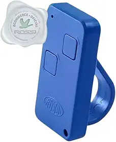 Controle Remoto Para Portão Eletrônico Rossi 433 NTX HCS Elegance Azul