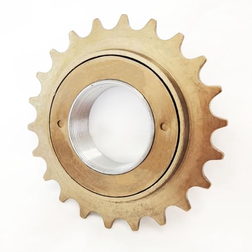 DONSP1986 Single Speed Bike Freewheel,22T Bicycle Freewheel Threaded Type Freehub