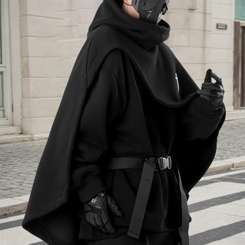 Couverture décontractée avec capuche coupe poncho homme - 2