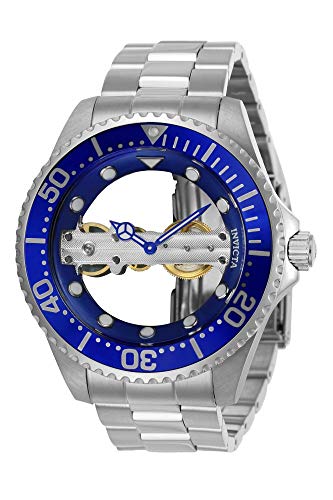 Invicta Men's 24693 Pro Diver Analog Display Mechanical Hand Wind Silver Watch