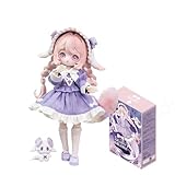 CALEMBOU BJD Blind Box, 1/12 Cute The Lulu Elf Story Series Ball Jointed Blind Box, 8 Inches Dress up Doll with Joints, Collectable Action Figure for Birthday Gifts