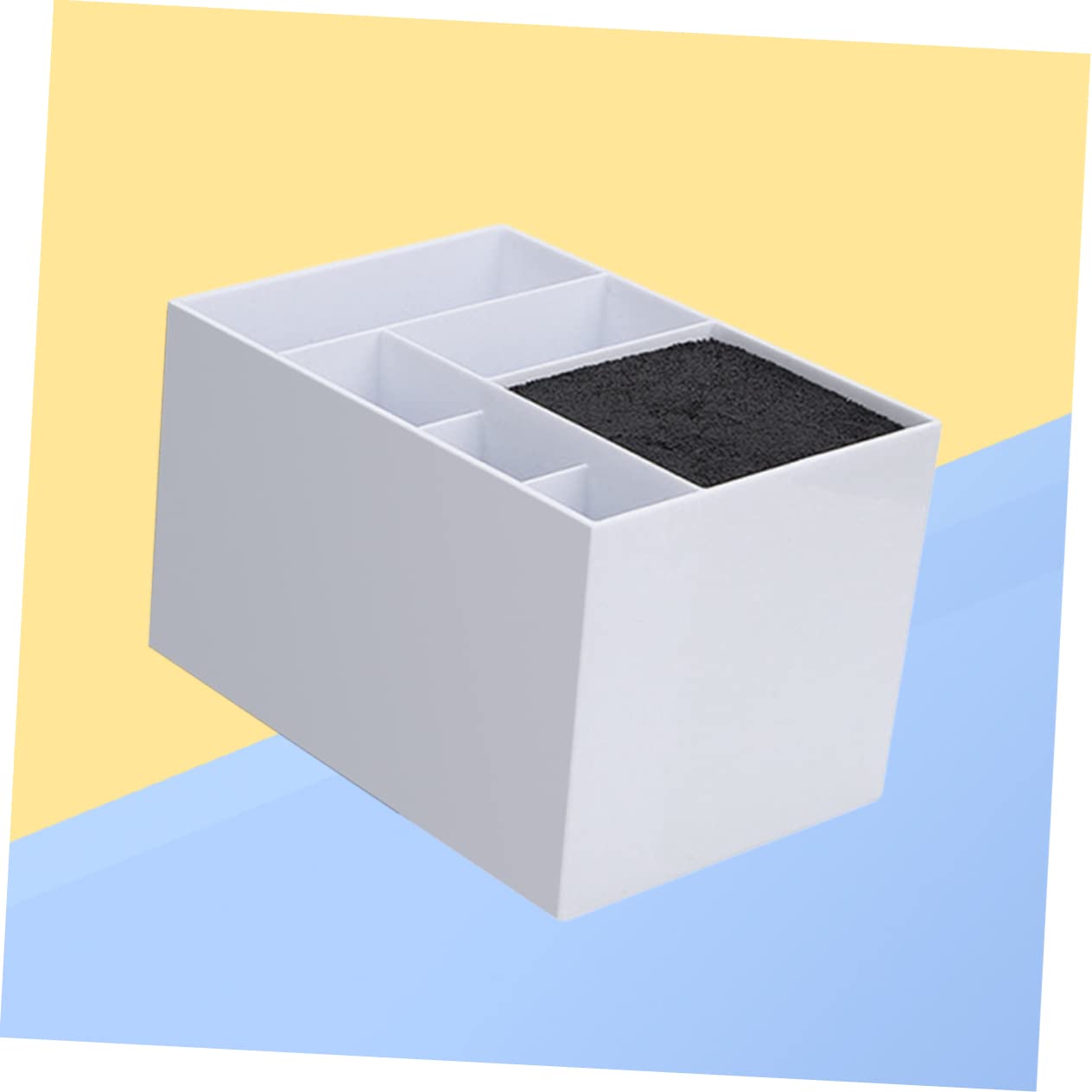 Healeved Professional Hair Salon Scissors Storage Box 6 Compartments Barber Clipper Case