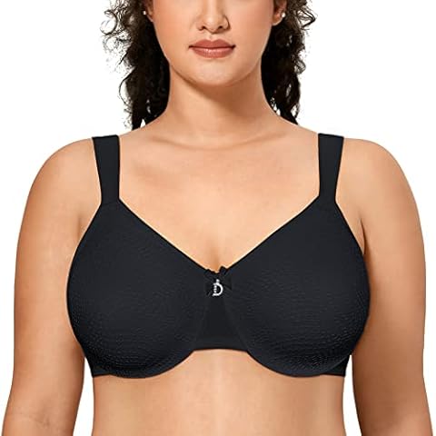 Delimira Women's Full Coverage Minimiser Bra Cover