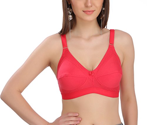 Image of Eve's Beauty Womens Full Coverage Bra | Adjustable Broad Straps | Full Cups Bra | Non Padded | Non Wired Bra