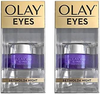 Skinnutritions (Pack of 2) ??ay Regenerist RETINOL 24 Night EYE Cream, Vitamin B3, Fragrance Free, 0.5 Fl Oz (15 mL) EACH