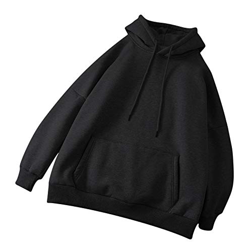 PULASSI Sweat Femle Travail Drawstring Sweat Col Rond Hiver Manches Longues Pullover Femle Confortable Confortable Longue Tendance Uni Polyester Cover