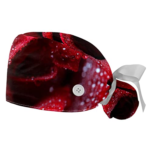 Casquettes de travail respirantes JDEZ chapeaux bouffants roses pour hommes femmes