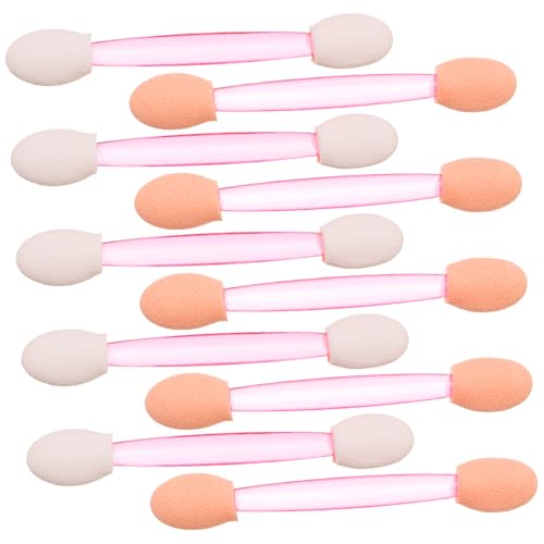 NOLITOY 100個使い捨てアイシャドウ用化粧品アプリケーター 両端使用可能 ラテックススポンジ アイシャドウメイクアップツール 女性用コンパクトメイクアップツール