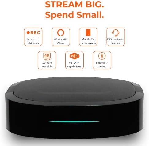 NEW NetBox 4K: Freeview Play smart TV box + Streaming in Ultra HD + USB recording = all in one place