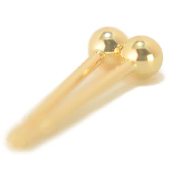 Amazon | K18イエローゴールド丸玉ピアス 2mm ボールピアス 18金 K18 1 Amazon | K18イエローゴールド丸玉ピアス 2mm ボールピアス 18金 K18 1
