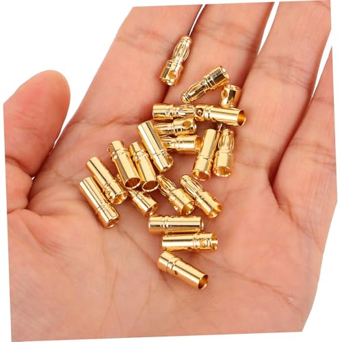 Conectores banana chapados en oro PLAFOPE de cobre para motor de aviación RC 4