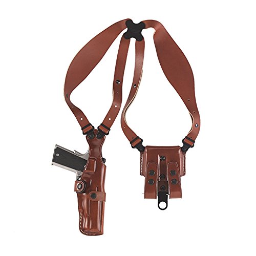 Galco Vertical Shoulder Holster System for S&W L FR 686 6-Inch (Tan, Ambi)