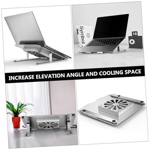 Base refrigerante ajustable para laptop 17.3" plateada miniatura 6