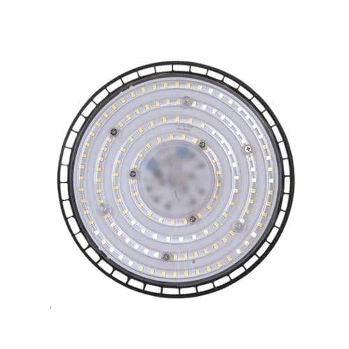 Lámpara industrial de 100W y luz cálida para iluminación eficiente de garajes y talleres