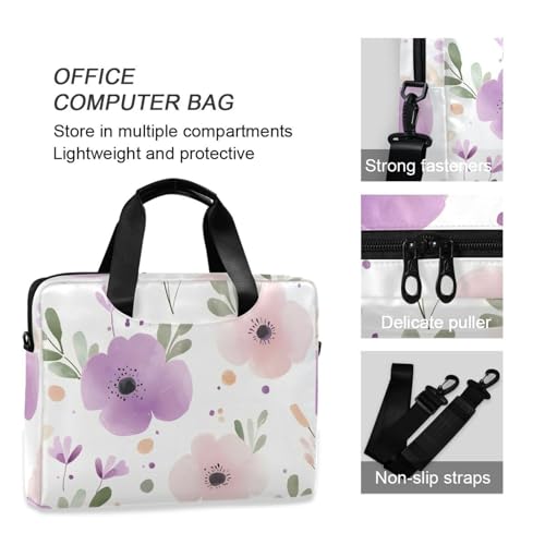 Funda para portátil ALAZA 13-15.6 pulgadas con estampado morado miniatura 5