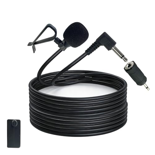 SEYUGOPTI Car Microphone 3.5mm, 9.8ft/3M External Hands