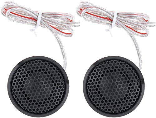 Bebop Car Tweeter High-Power 300 W Coaxial Dome Tweeter for car Audio System, Impedance : 4 OHMS Frequency Range 6K-18KHz Sensitivity 90db/1M/1W Power Handling with Crossover Network piezzo Tweeter