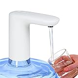 Water Dispenser, Portable Water Bottle Pump for Universal 3, 4 and 5 Gallon with USB Electric...