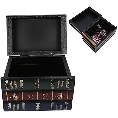 Garosa Antique Decorative Book Box for Jewellery Cover
