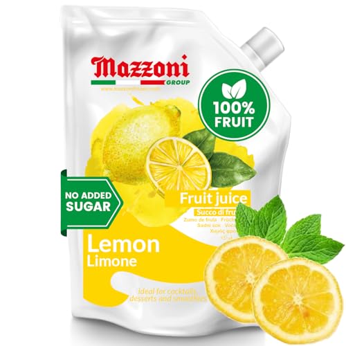 Real Lemon Juice 2.2 lb. Pouch Mazzoni Italy