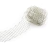 Darice 6614-105/DCLC Galvanized Chicken Wire Ribbon, 4