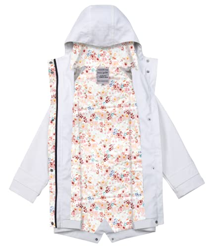 Image of maoo garden Girls Boys Rain Jacket Lightweight Waterproof Raincoat Hooded Lined Long Windbreaker