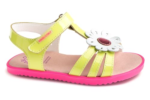 Sandales Pablosky Quilate 443389 plates et nu-pieds légers en cuir pour fille