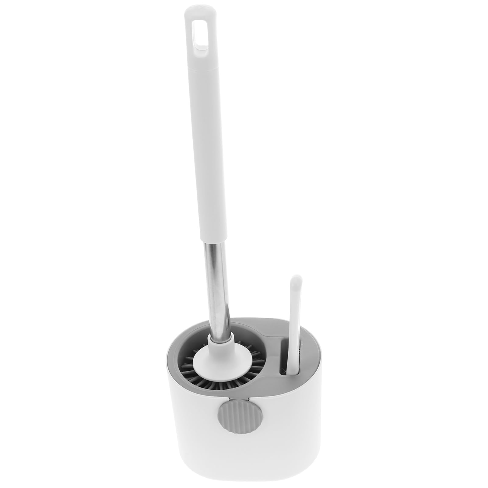 Brosse de toilette murale Ipetboom en inox anti-dérapante pour entretien WC de maison