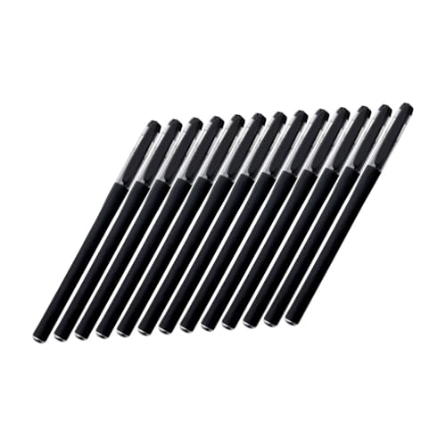 DOITOOL 20 bolígrafos gel negros punta fina