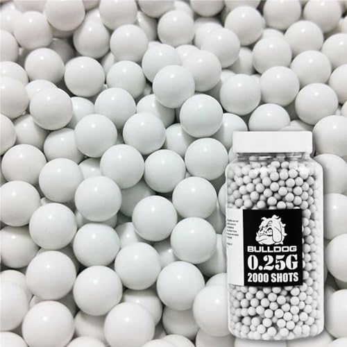 PEBBLE HUG 0.20g BB Pellets, Biodegradable Airsoft Bullets, High-Grade White Plastic Pellets BB Gun (Pack of 1, 1000 Bullets) - Image 6