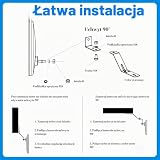 Lustro drogowe, NAVESO 19 x 16 cm, regulowane lustro, lusterko drogowe na wyjścia, do garażu, szpitala, sklepów, akrylowe, wypukłe lustro szerokokątne, dekoracja pokoju