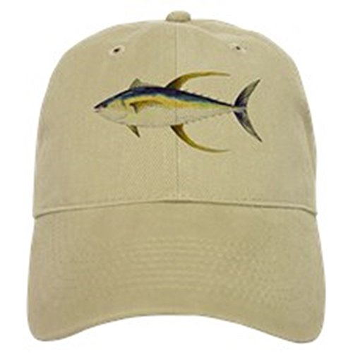 CafePress Yellowfin Tuna Hat Unique Adjustable Baseball Hat Khaki