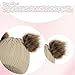 Yolyoo Fashion Winter Beanie Hat for Kids Baby,Knitted Warm Faux Fur Pompom Toddler Hat for Gils Boys White (US, Age, 0 Months, 6 Years, Khaki)