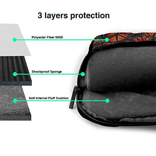 Sacoche pour ordinateur portable et porte-documents VACSAX imprimé papillon