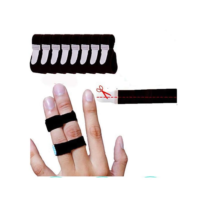 Buy Mcvcoyh Finger Buddy Loops Wraps to Treat Broken Finger Brace