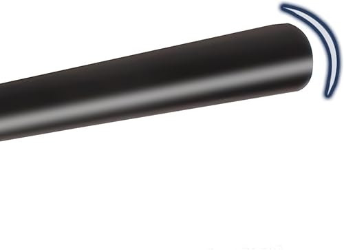 Miniatura 4 de BinaryABC Disfraz de bastón de policía, disfraz de policía de Halloween para niños, accesorio de cosplay (10.03 x 1.06 pulgadas), color negro