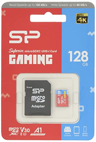 �V���R���p���[ microSD �J�[�h 128GB Switch ����m�F�� A1�Ή� UHS-1 U3 �Q�[���ɍœK SP128GBSTXDV3V1NSP