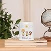 EKAM Personalised Family Mug - Gifts for Mum, Mothers Day, Birthday Gifts Presents for Mum Mummy Mother Her from Daughter Son Mothers Day Gifts - 11oz Ceramic White Tea Mug Custom with Names #3