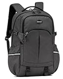 Amythe Mochilas Escolares Adolescentes Chico, Mochila Instituto Grande para Portatil 15,6', Mochilas Juveniles Tipo Casual Ligera y Transpirable para Viaje, Gris Oscuro