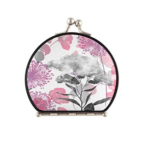 Preisvergleich Produktbild Kompakter Doppelspiegel Schöner Garten Blumen Löwenzahn Travelling Makeup Spiegel Doppelseitig Mit 2 X 1x Vergrößerung Faltbare Tragbare Teen Girl Makeup Spiegel Für Frauen Mädchen