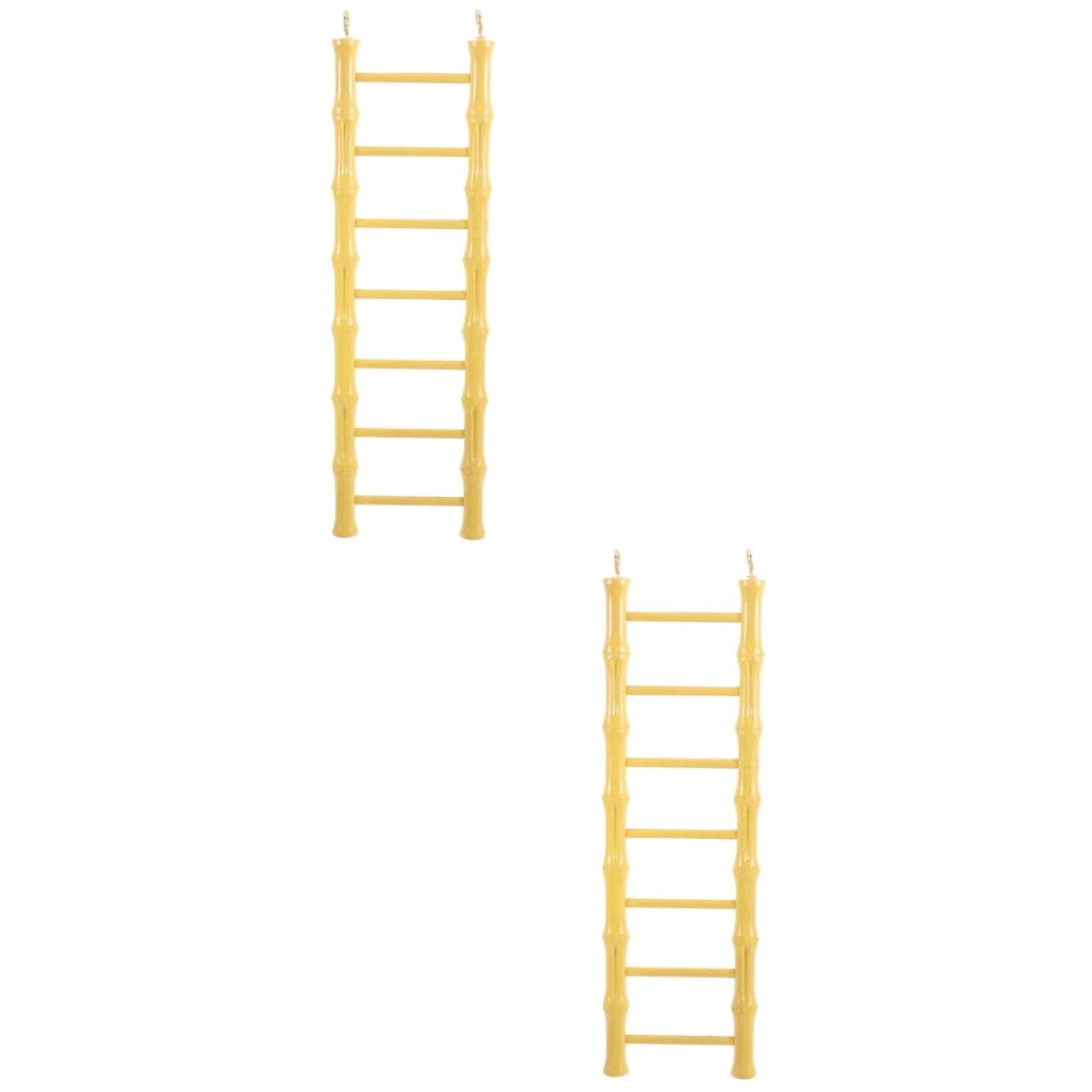 SEWOART 2pcs Parrot Ladder Training Climbing Steps Parrot Ladder for Hamster Toy in Bird Cage