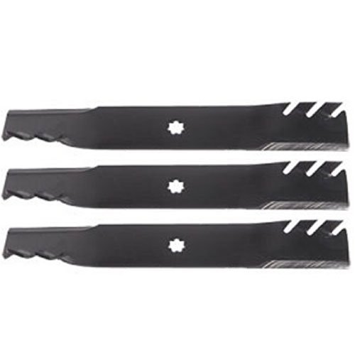 (3 Pack) lowes Aftermarket Premium Sustitución Predator 17" X 2 – 1/2" 7 Lóbulo Lawn Mower Deck Blade | 228461