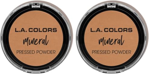 Image of L.A. COLORS Mineral Pressed Powder, Classic Tan (Pack of 2)