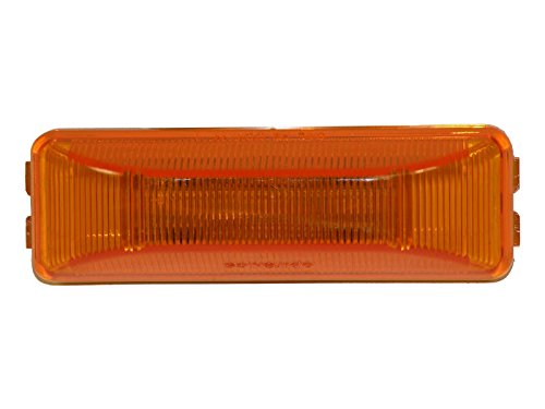 Optronics MCL65CAB Sealed LED Clearance/Marker Light - Amber, Clear Lens, 12V DC (Single)