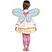 Party City Butterbean Halloween Costume for Toddler Girls, Butterbean's Café, 3-4T, Includes Clip, Wings, Leggings