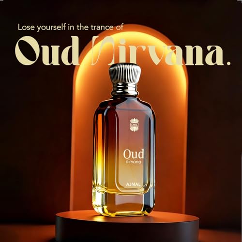 Image of Ajmal | Oud Nirvana - 100 ml | Unisex Eau De Parfum | Premium Perfume | Scent Spray | Long Lasting Perfume for Men & Women | Woody Oud, Smoky & Amber | Gift for Men & Women