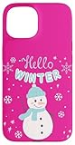 Adoptez le pays des merveilles d'hiver avec notre t-shirt « Hello Winter - Snowman Funny Holiday ». Ce charmant t-shirt accueille la saison avec un motif de bonhomme de neige fantaisiste, apportant joie et rires à votre garde-robe de vacances.