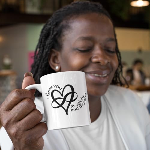 Taza de café cerámica 11 onzas blanca con diseño miniatura 5